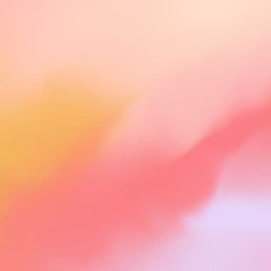 Soft coral, pink, and yellow abstract color study